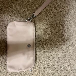 Light Pink Lululemon Wristlet